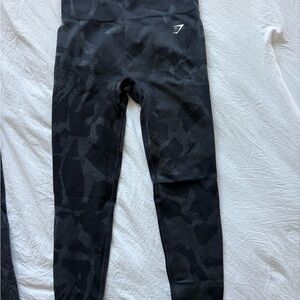 Gymshark Black Camouflage Leggings